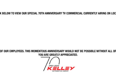 Kelley Automotive 70th Anniversary Commercial