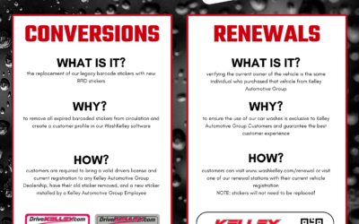 Car Wash Stickers: Conversions vs. Renewals