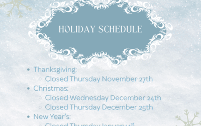 Holiday Hours